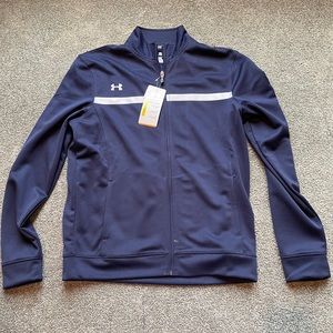 BRAND NEW!!! Women’s UA full zip navy jacket